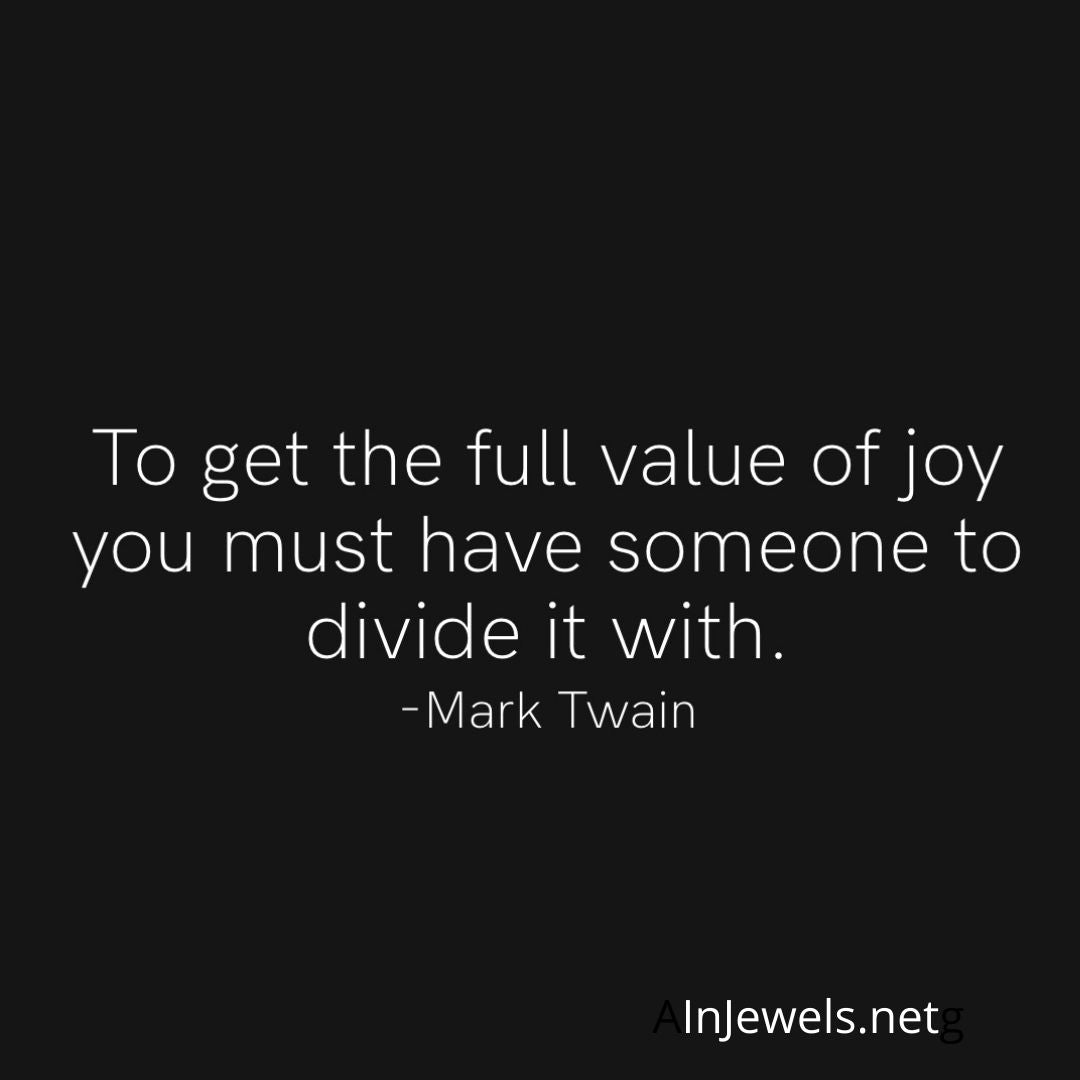 The Value of Joy