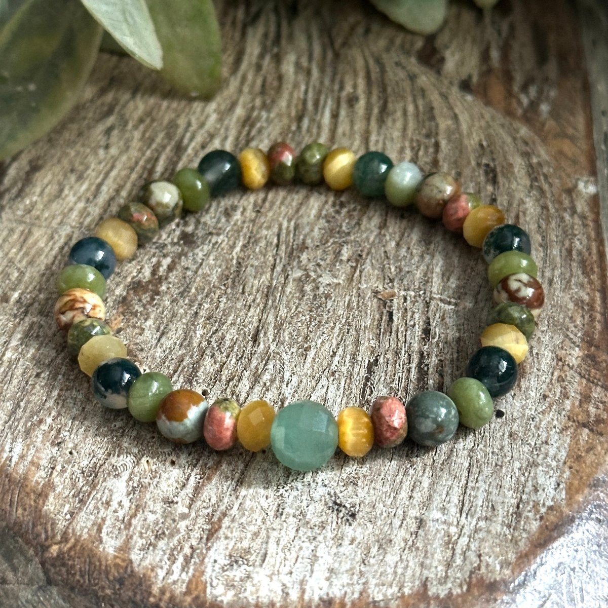 Abundance, Wealth, Prosperity, Money Beaded Bracelet