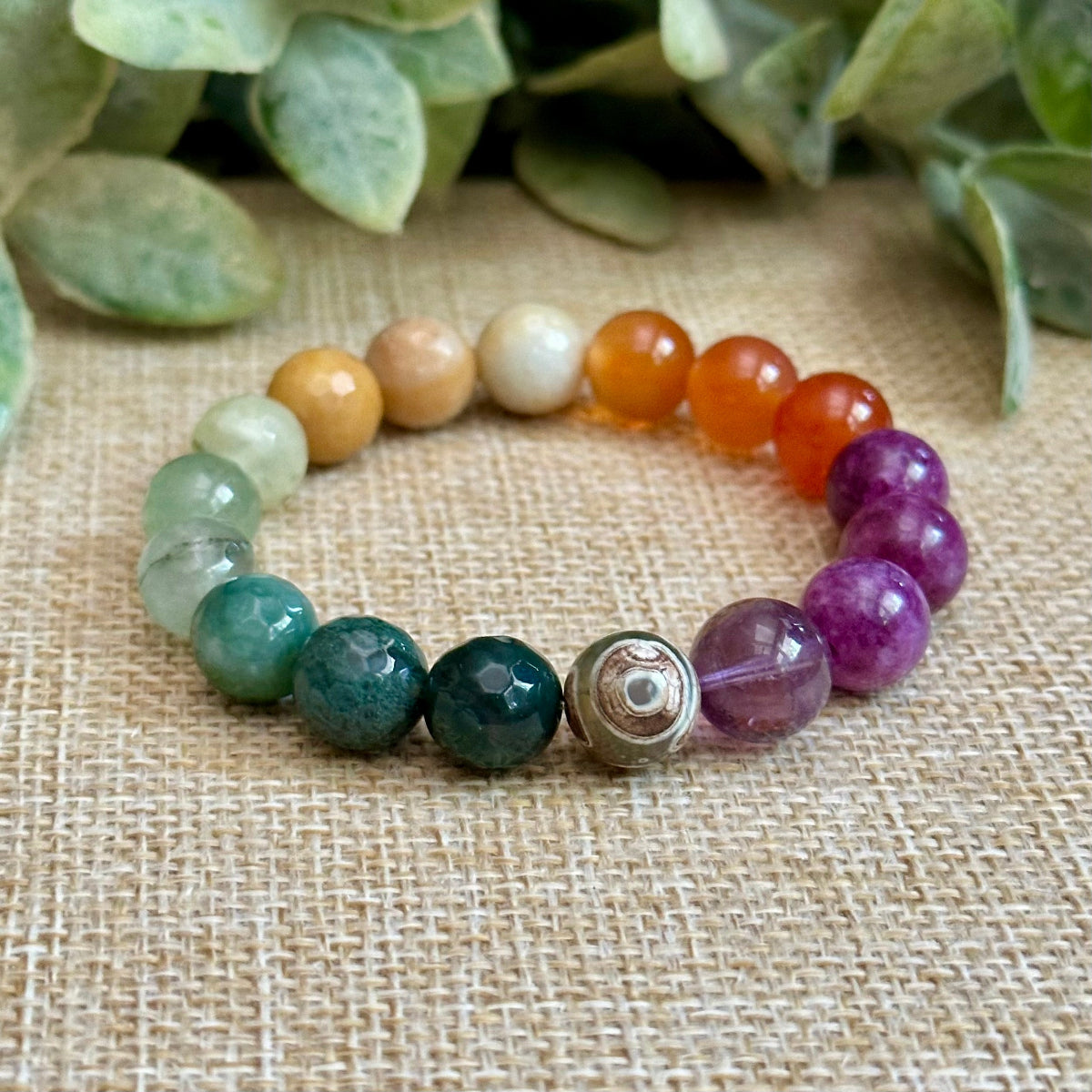 Crystal Bracelet Happiness, Crystal Bracelet  Spiritual Growth