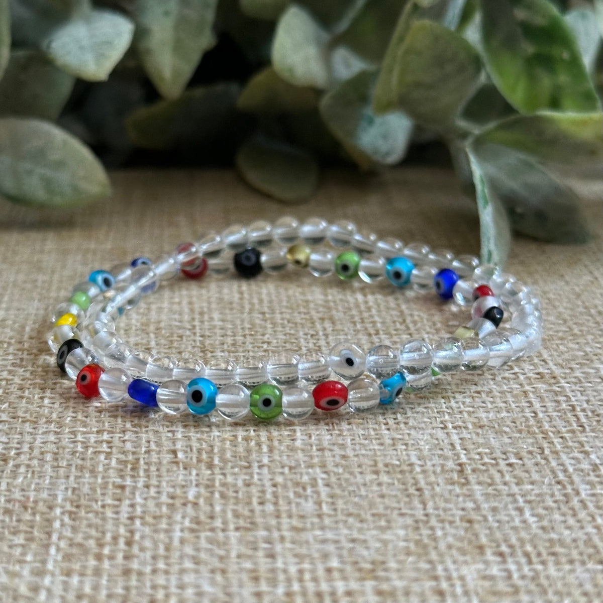 Murano Glass Handmade Evil Eye Bracelet