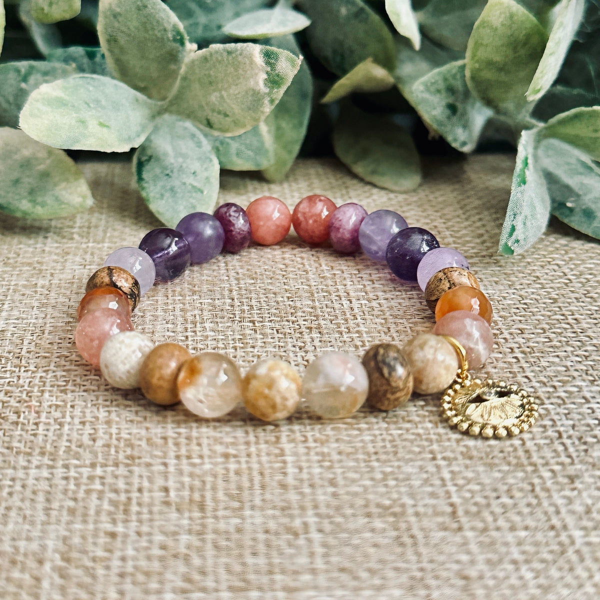 Golden Hour Summer Bracelet Evil Eye