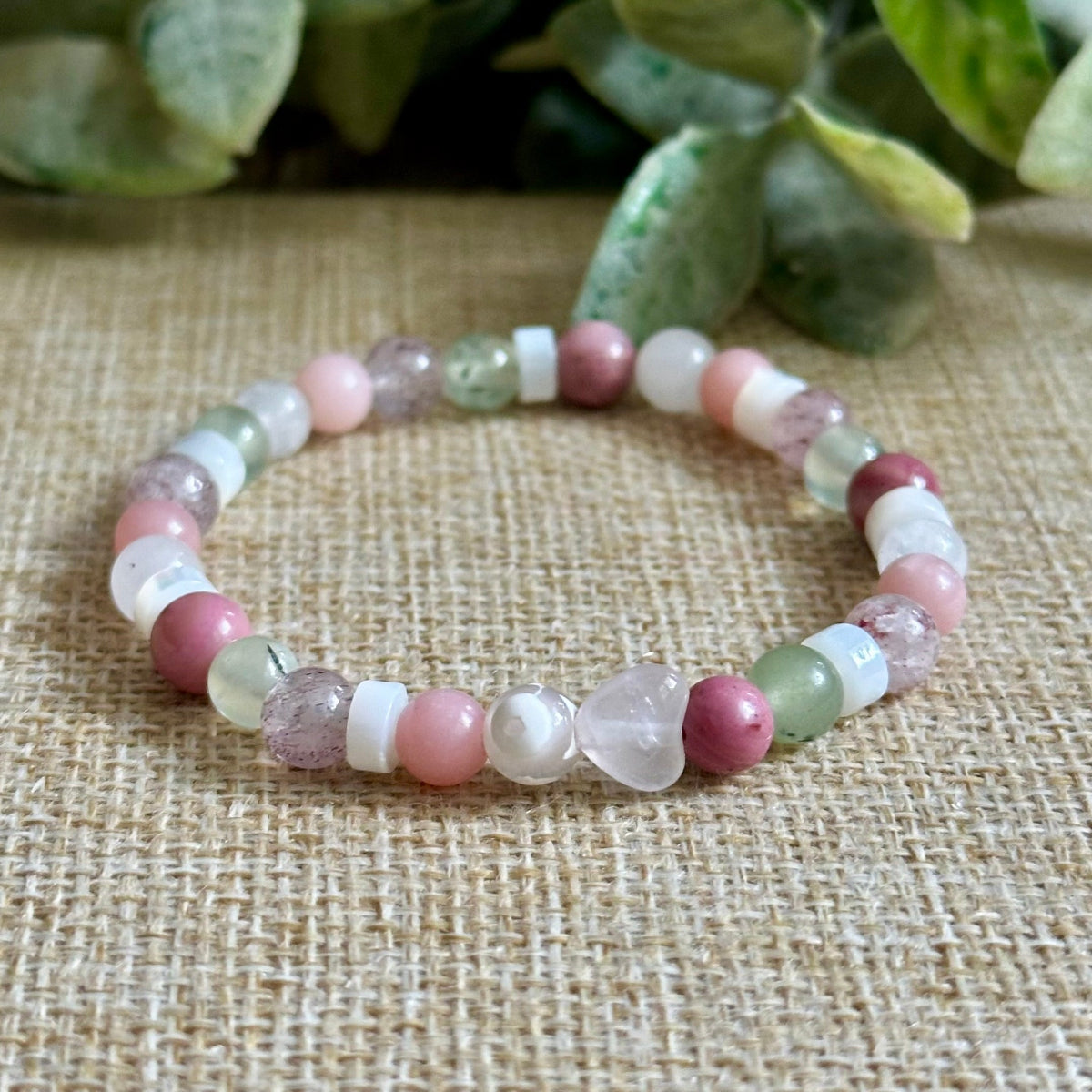 Heart Healing Crystals, Heart Healing Bracelet, Love Healing Bracelet, Love Healing Crystals, Love Healing Crystal Bracelet