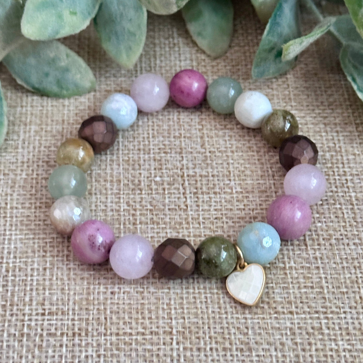 Heart-centered crystal healing jewelry