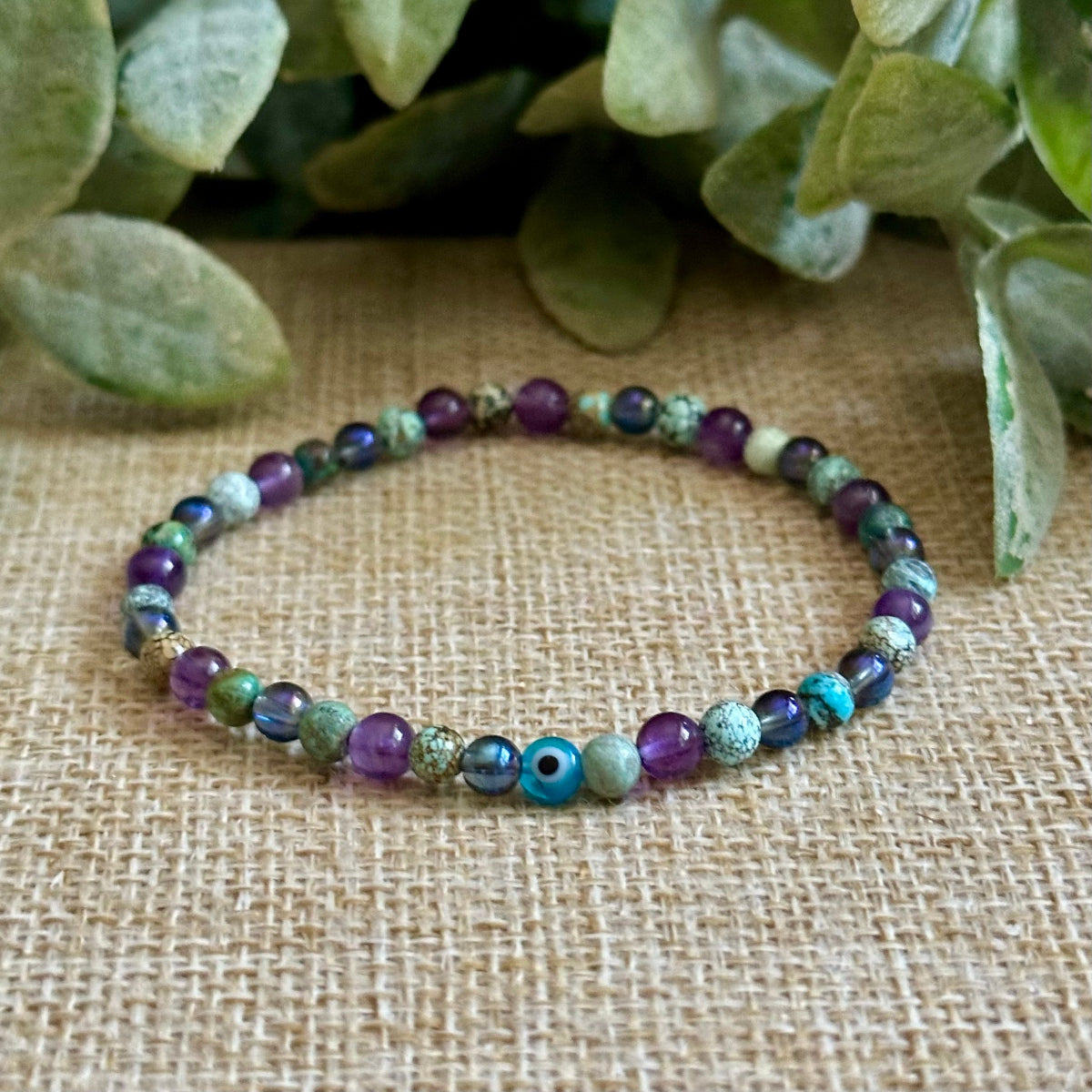 Healing Crystal Bracelet, Beaded Bracelet, Handmade Gemstone Bracelet