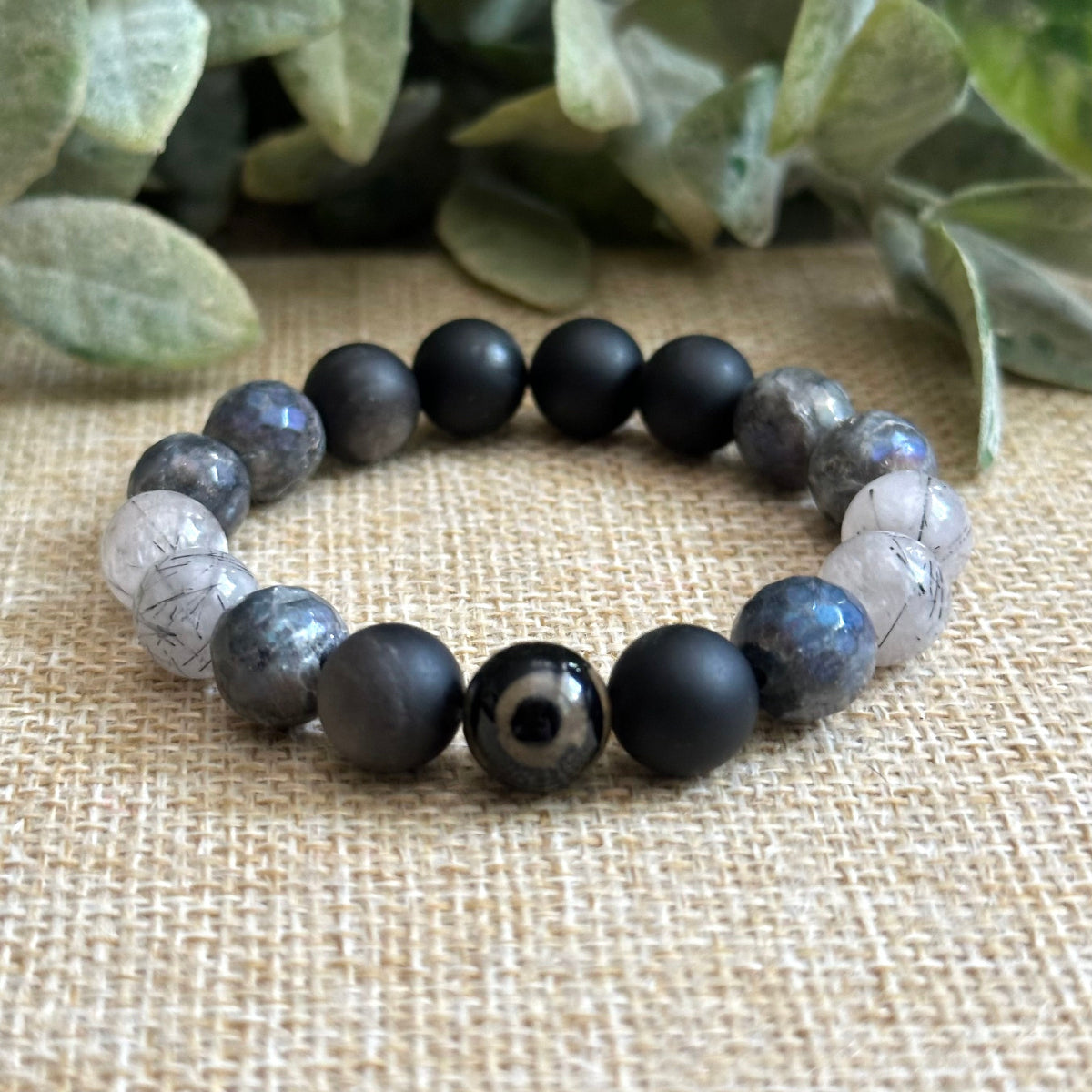 Crystal Protection Evil Eye Bracelet
