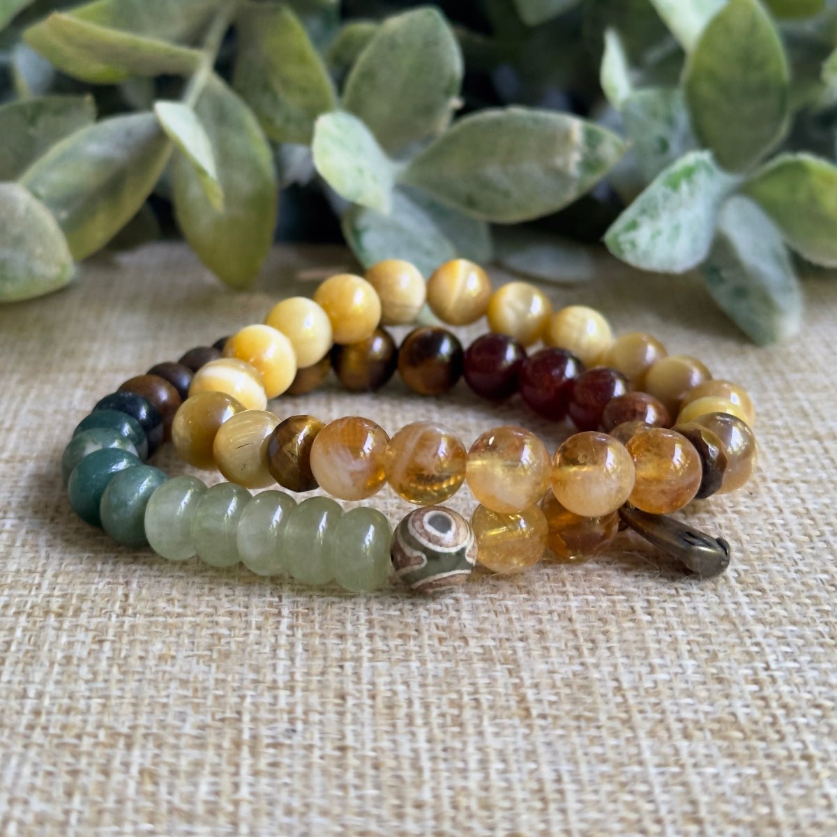 Abundance and Success Stacking Bracelets