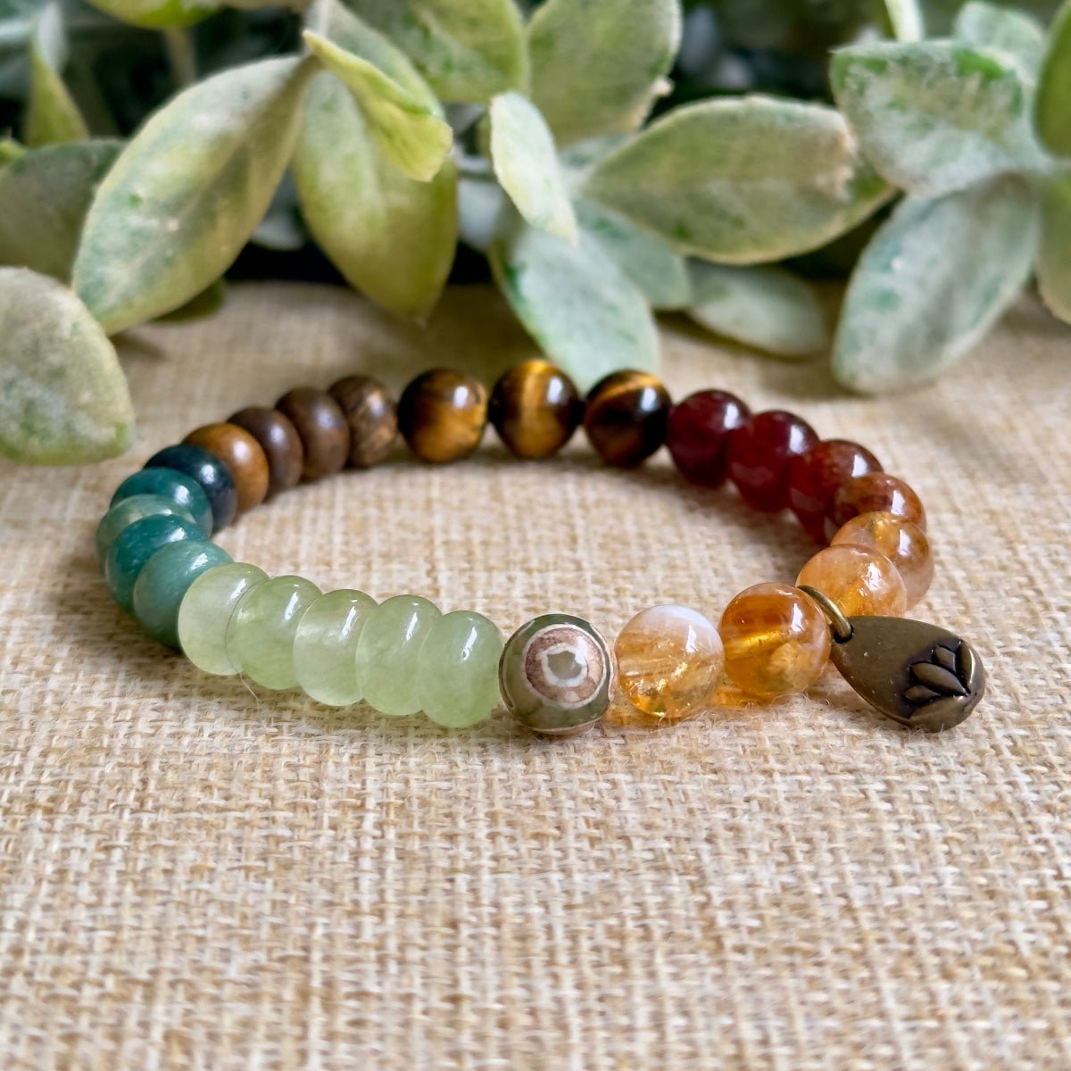 Abundance Crystal Bracelet, Success Crystal Bracelet, Good Fortune Crystal Bracelet, Wealth, Money Bracelet