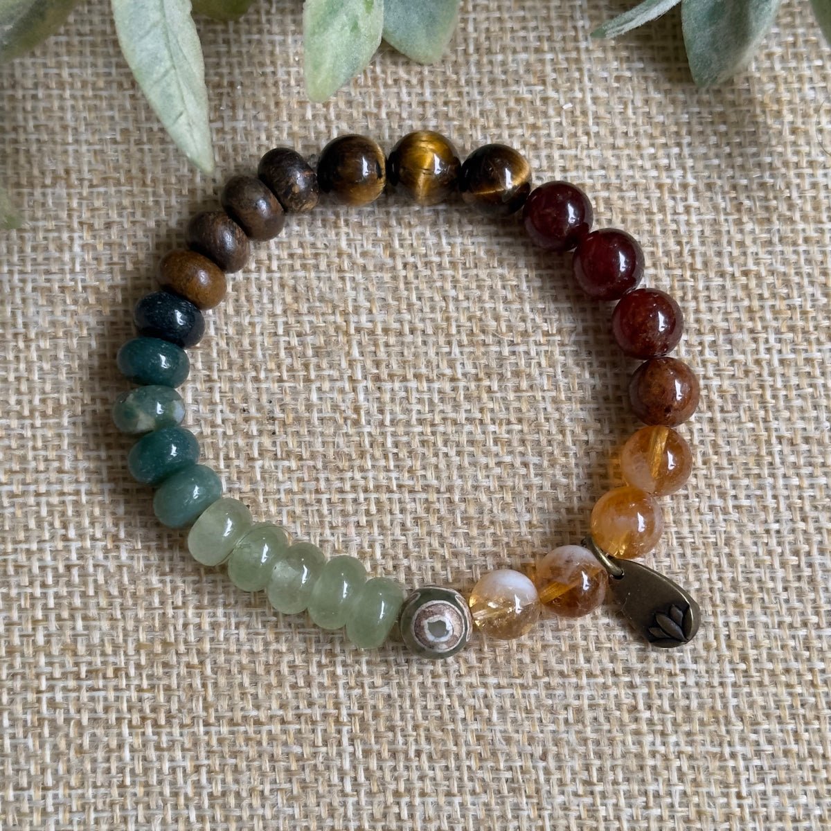 Unisex Abundance Crystal Bracelet, Success Crystal Bracelet, Good Fortune Crystal Bracelet, Wealth, Money Bracelet