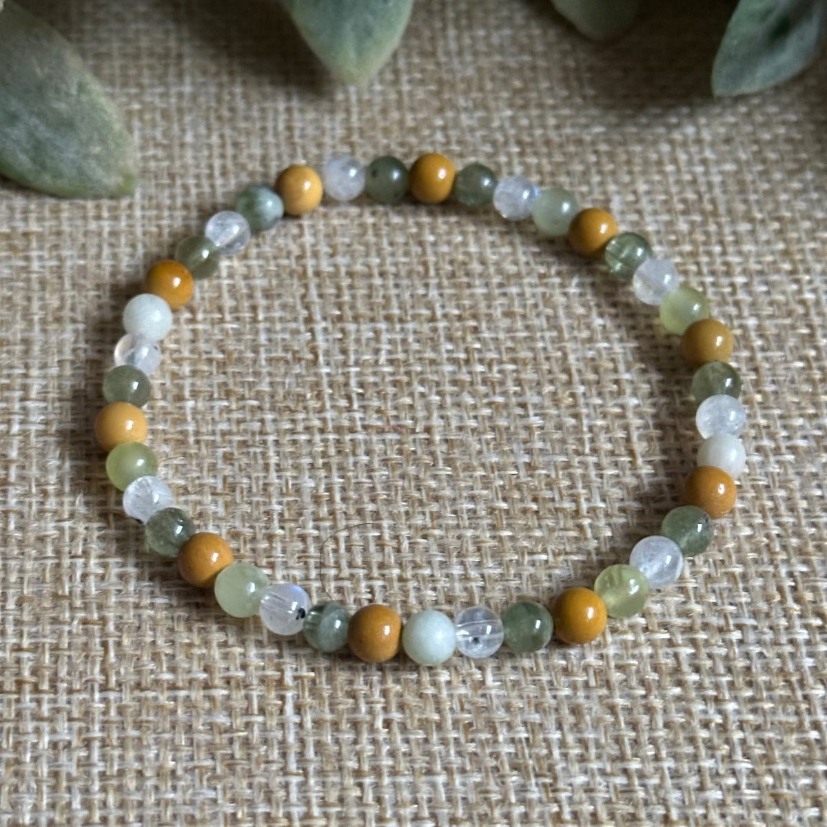 gemstone bracelet for calm growth