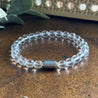 Manifestation and positive energy bracelet, Crystal Quartz  master amplifier energy bracelet for men