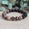 Chunky Root Chakra and Evil Eye Bracelet