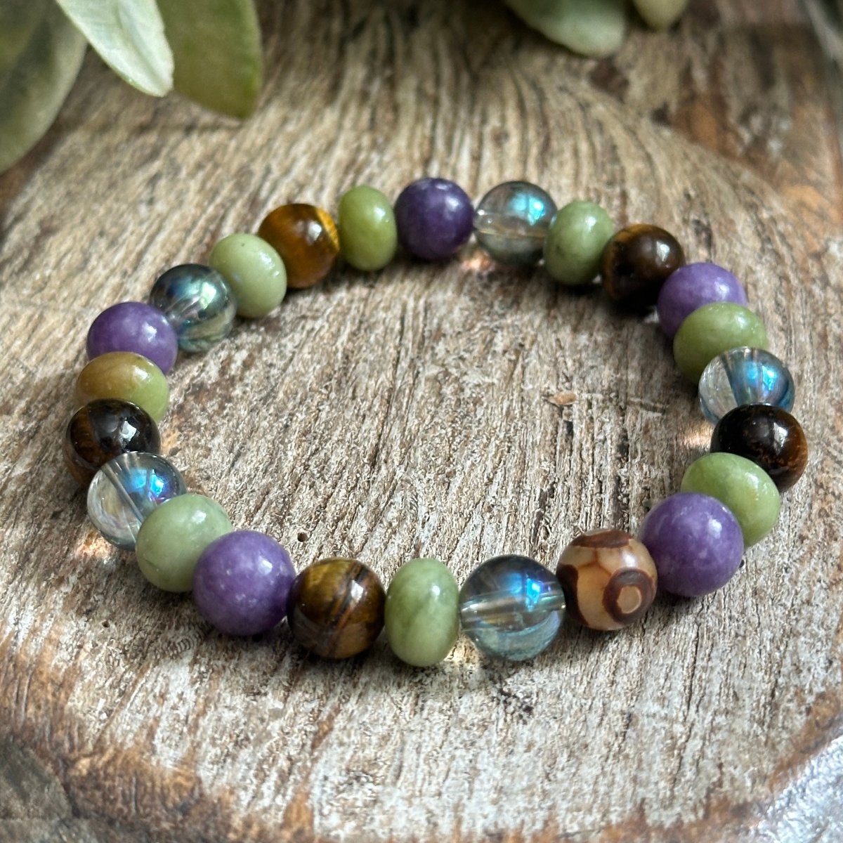 Anxiety Bracelet with Gemstones, Crystals