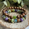 Crystal Gemstone Beaded Bracelets for Anxiety, Harmony, Balance