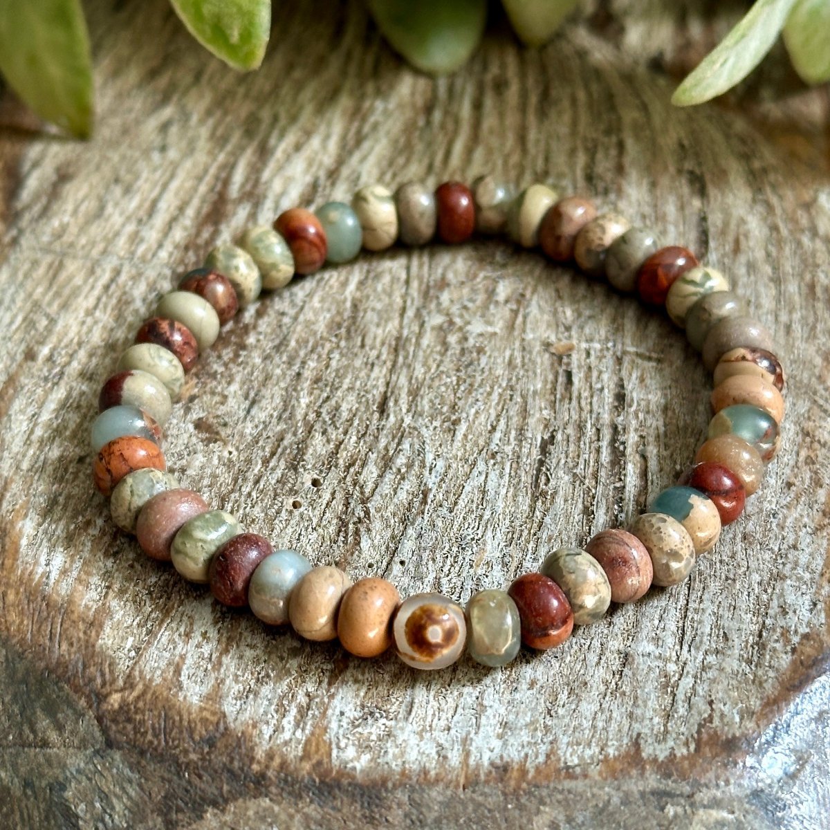 Aqua Terra Jasper Gemstone Bracelet