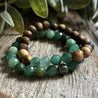 Shifting Energy and Aventurine Beaded Gemstone Bracelet.