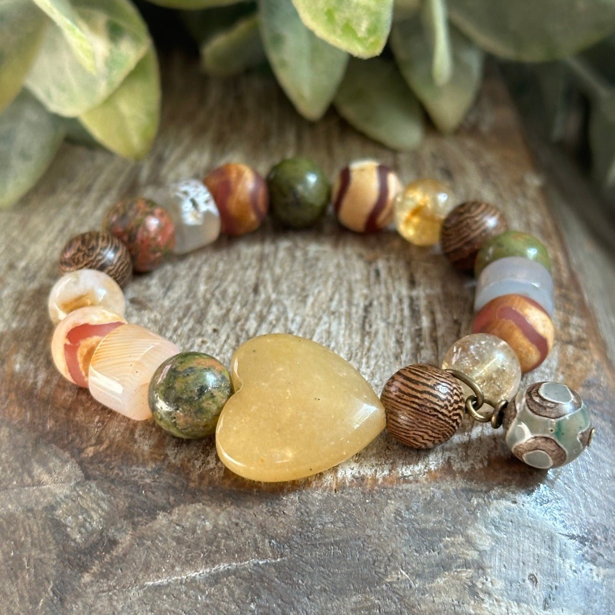 Aromatherapy and CItrine Bracelet