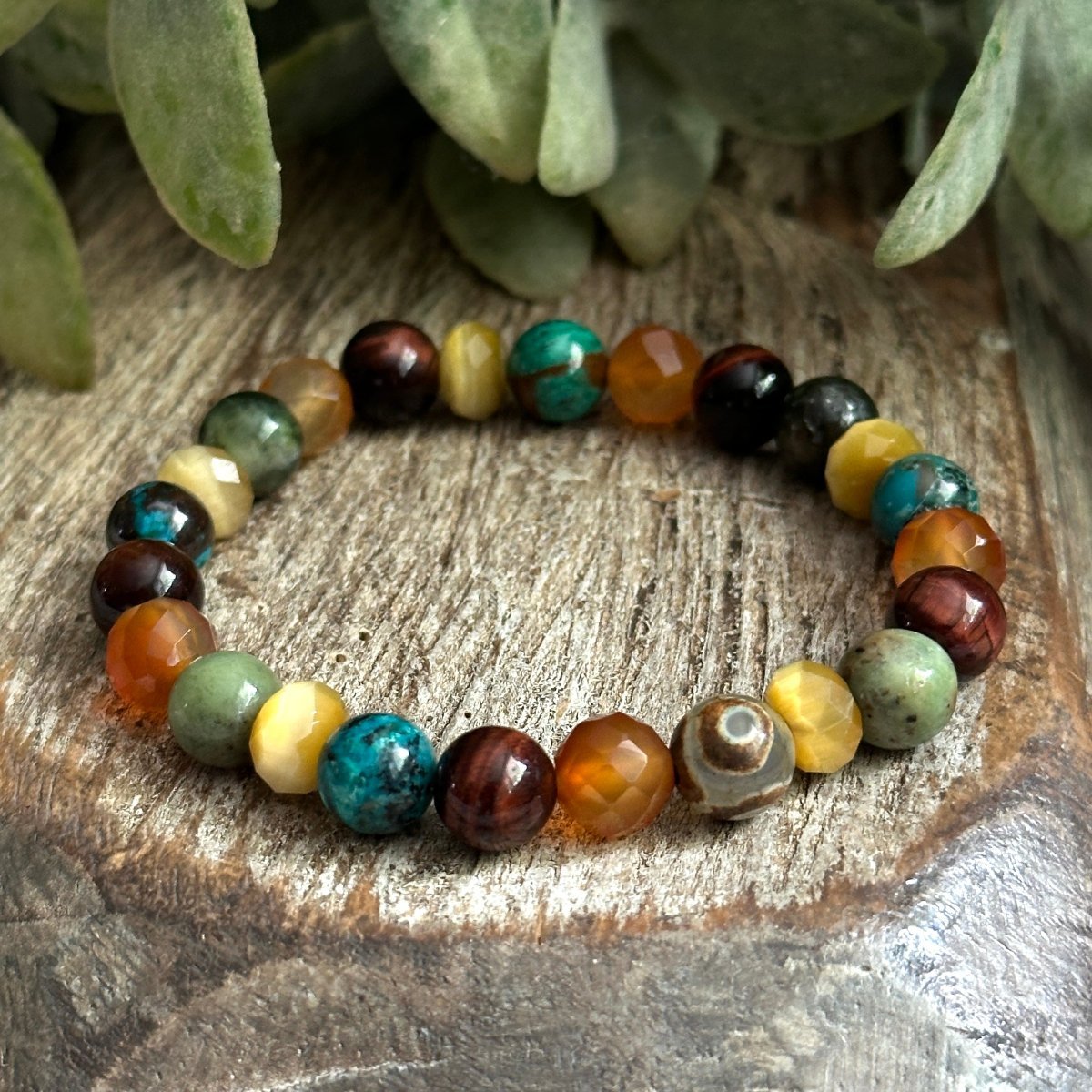 Bountiful Harvest Gemstone Beaded Bracelet