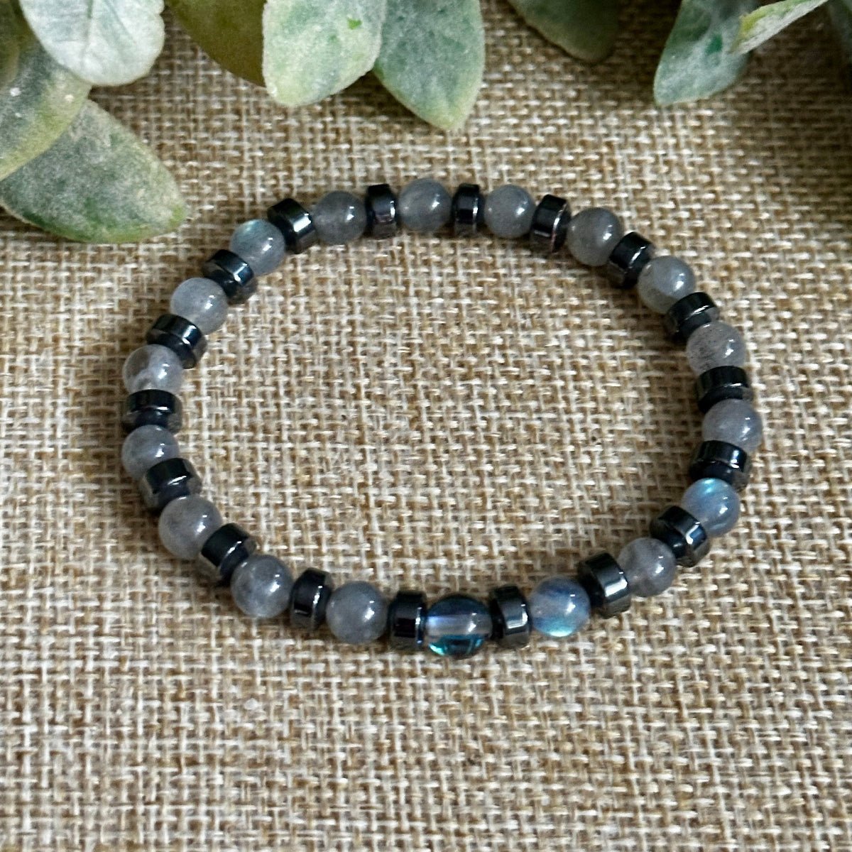 Circle of Shadows and Light Negative Energy Bracelet