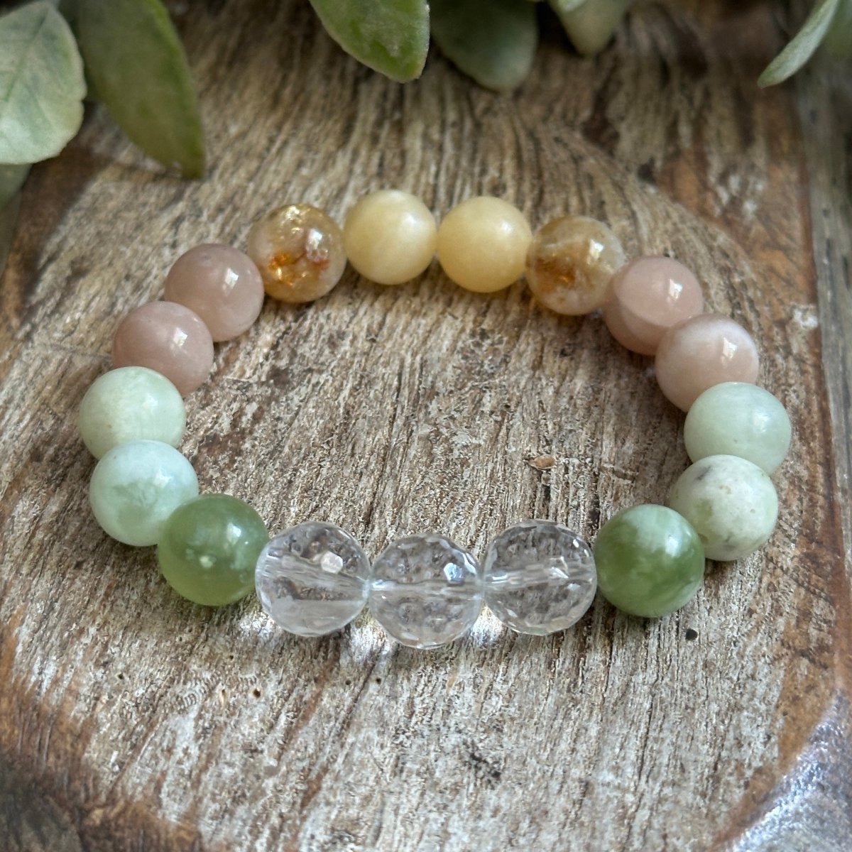 Citrus Bracelet Gemstones Beaded