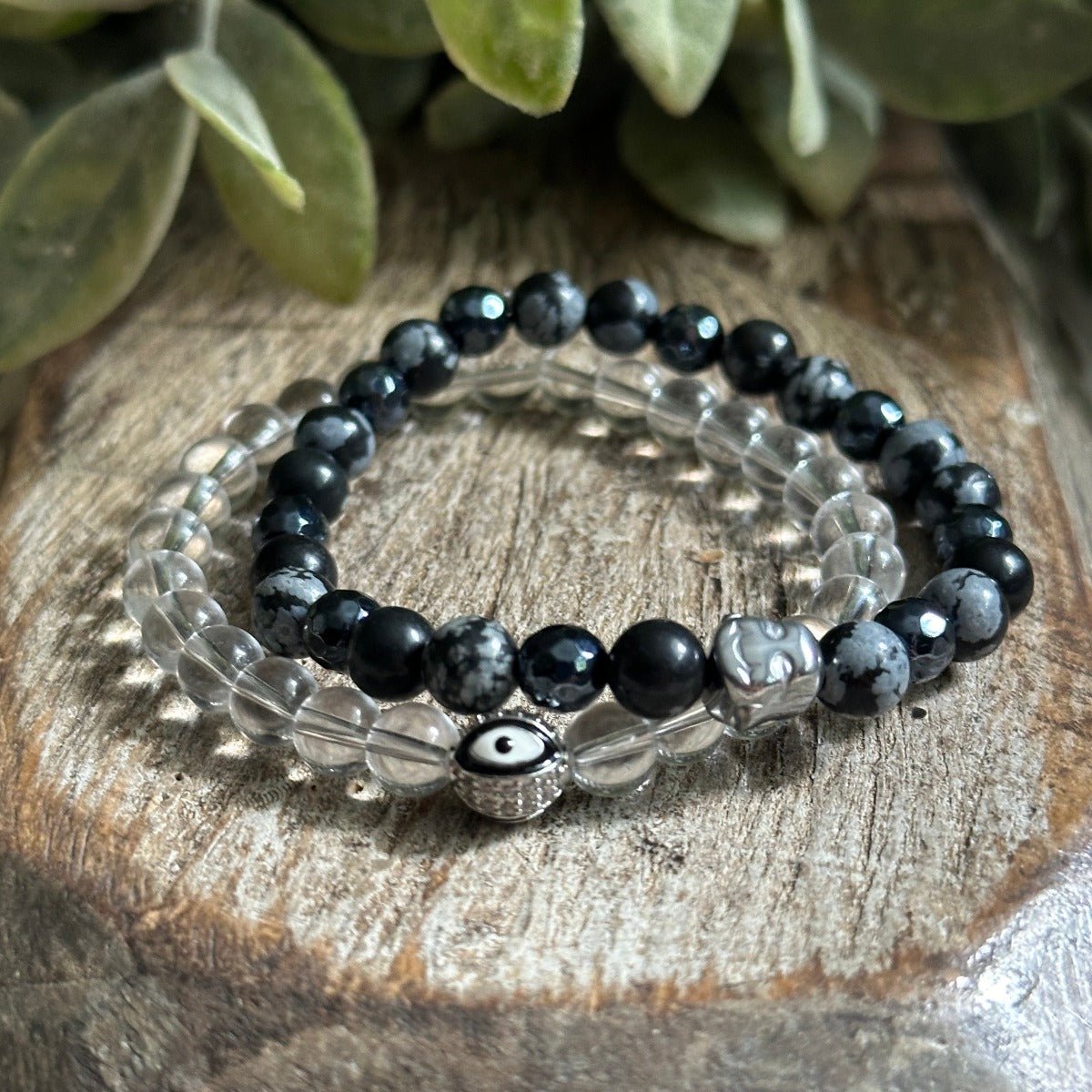 Crystal Quartz Stacking Bracelet