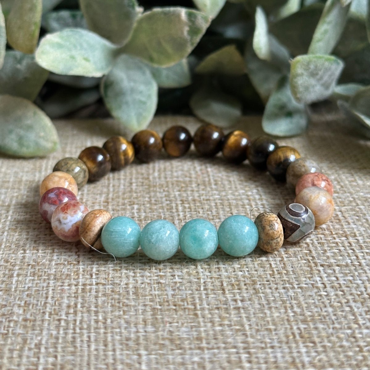 Crystal Bracelet for Calmness, Burnout, Stress, Unisex for men and women