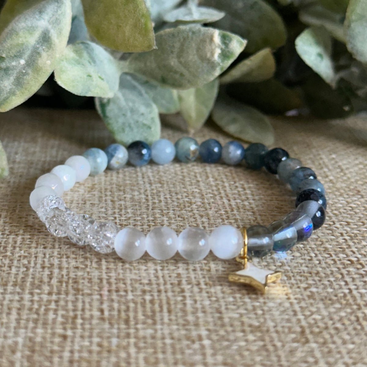 Winter Solstice Crystal Bracelet for Clarity and Renewal