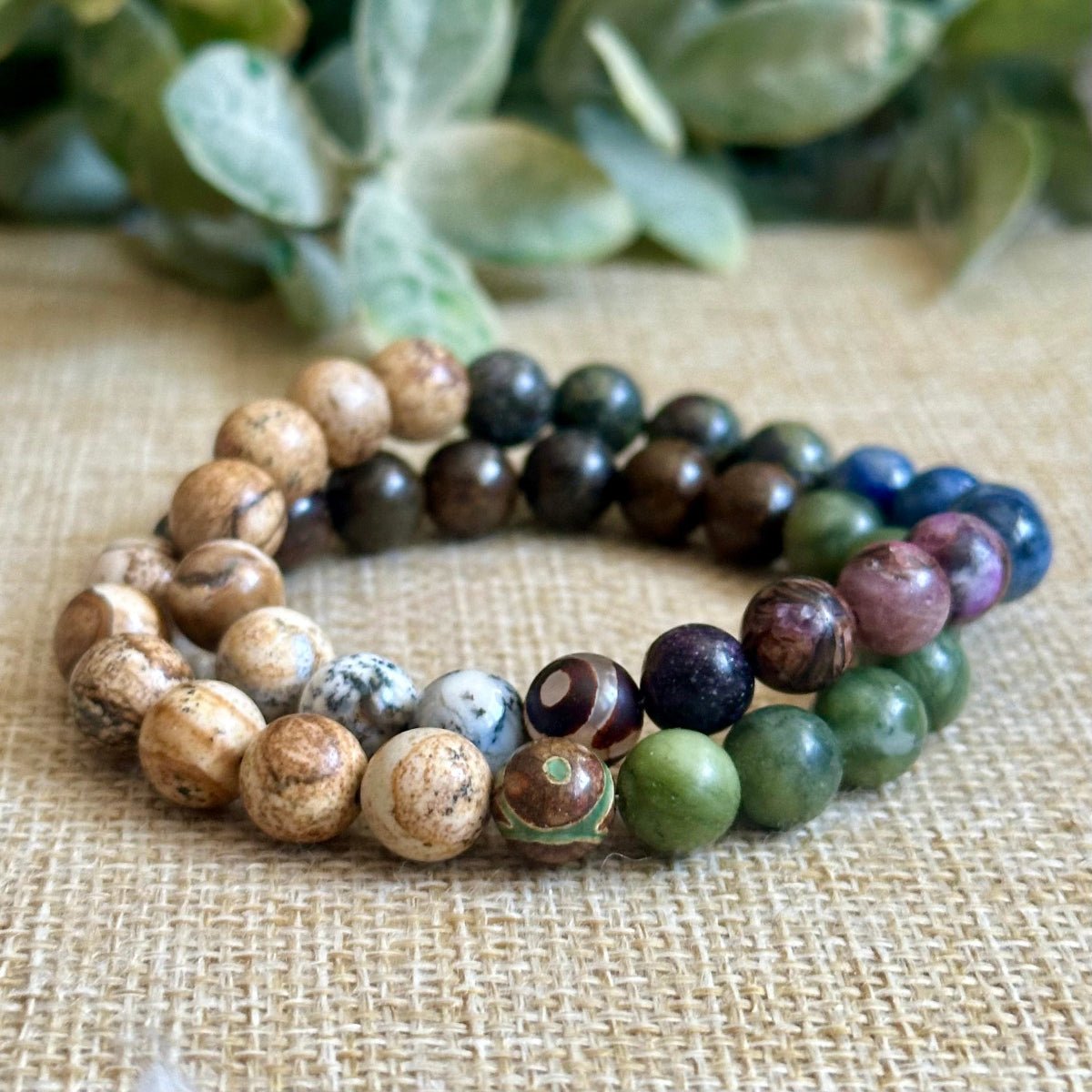 Grounding Earth Chakra Healing Bracelets