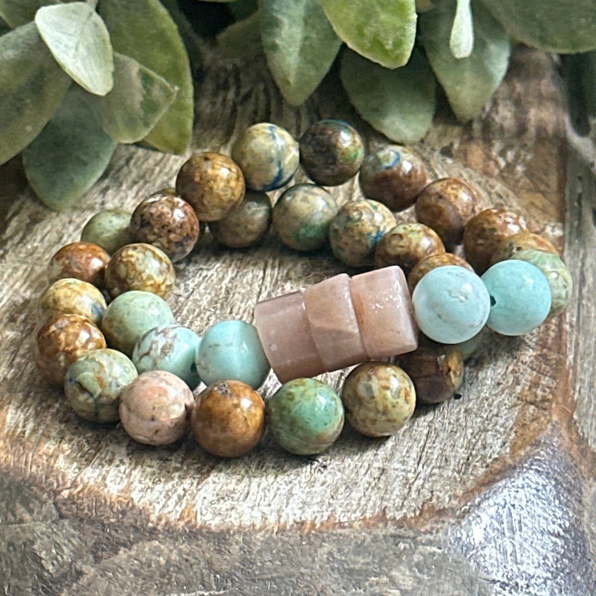 Stack Gemstone Bracelets for Happiness, Wellbeing, GIft for Her