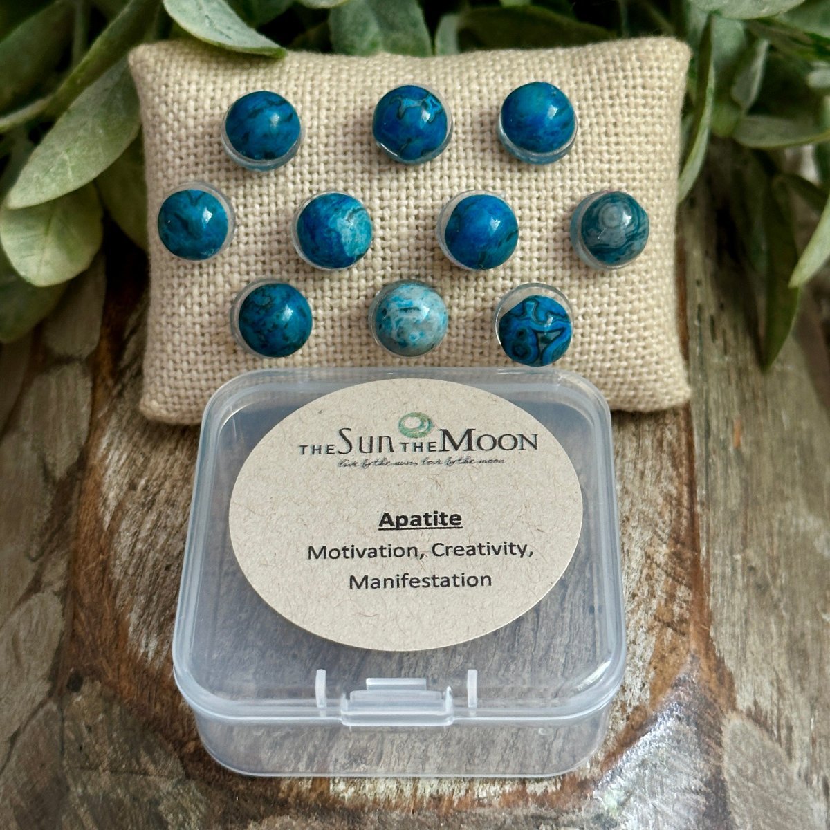 Apatite Gemstone Push Pin, Thumbtacks, Fridge Magnets