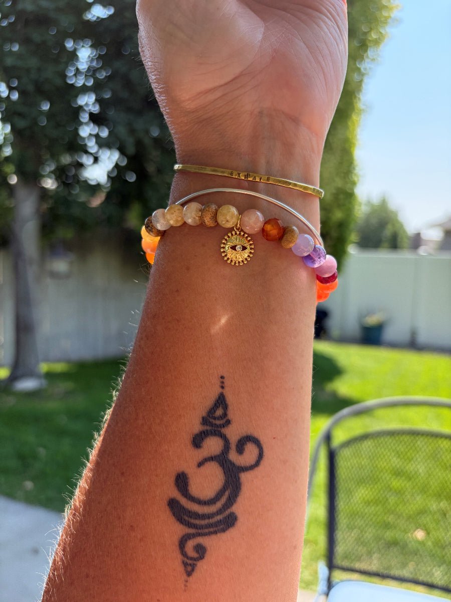 Golden Hour Gemstone Ombre Bracelet