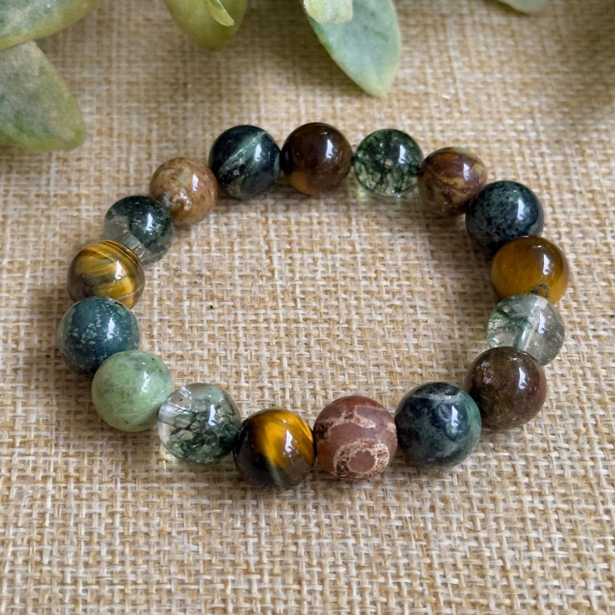 Growth and Transformation Crystal Gemstone Bracelet Unisex, Men, WOmen