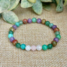 , joyful pregnancy crystal bracelet, gemstone bracelet for expectant mothers