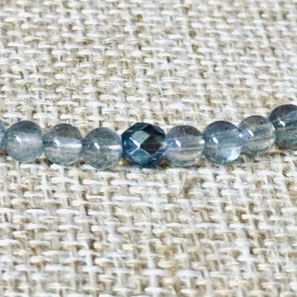 Labradorite Necklace Closeup