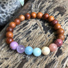 Seven Chakras Rosewood Bracelet (4661518237789)