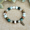 Healing crystal bracelet to support conception and emotional balance