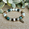 Fertility bracelet with fertile crystal energy for renewal and growth