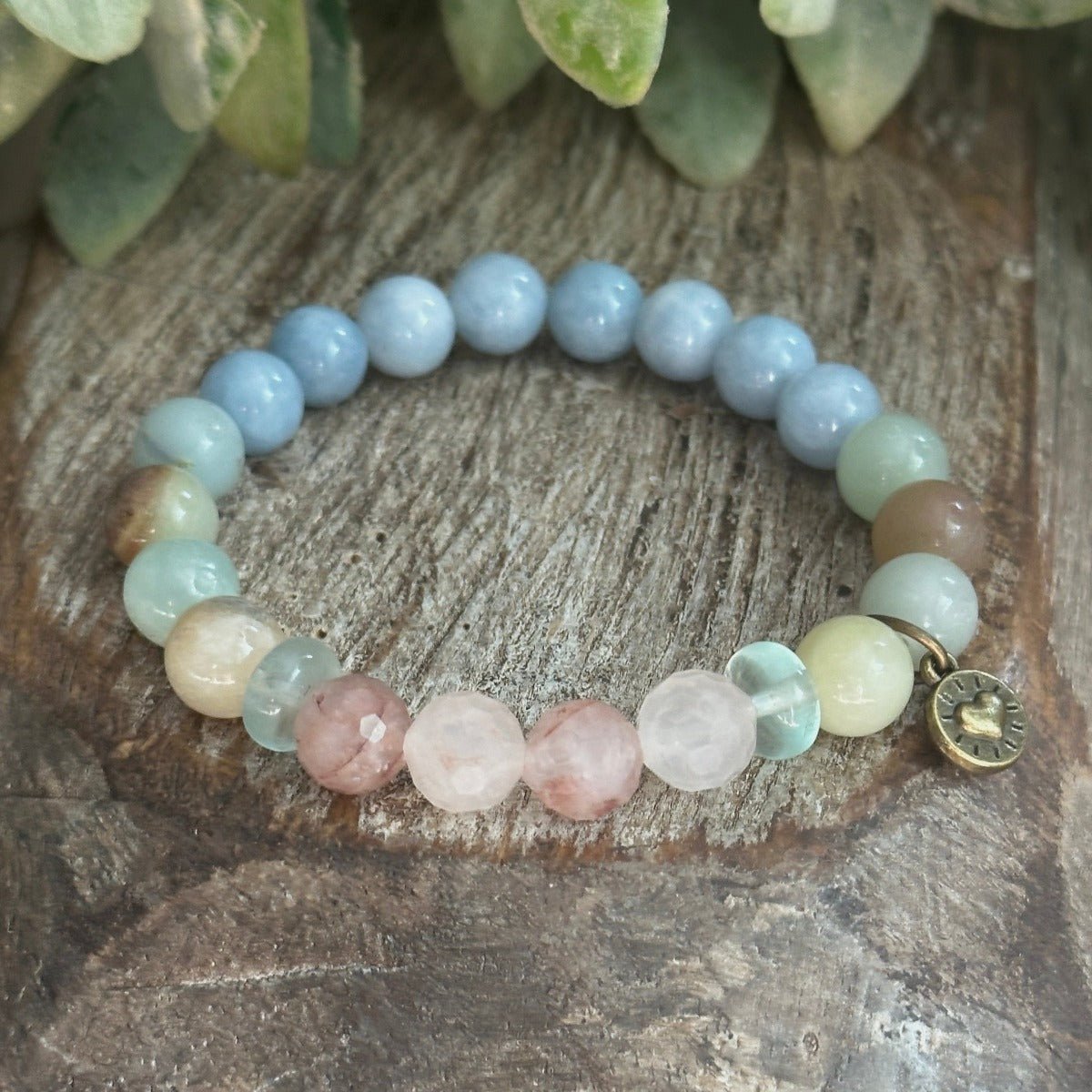 Best Crystals for Anxiety. Affirmation Bracelet