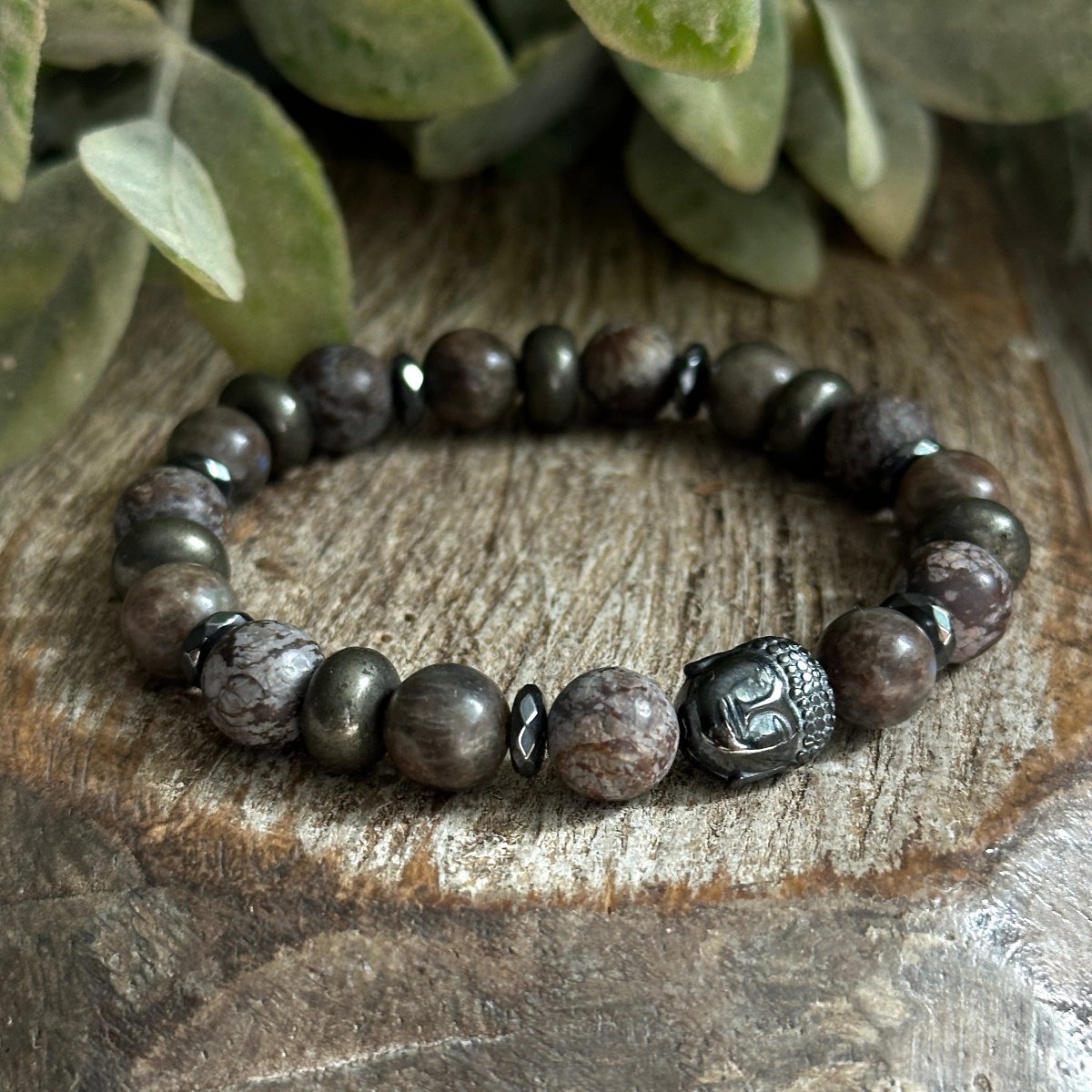 Men's Prosperity Abundance Gemstone Beaded Bracelet