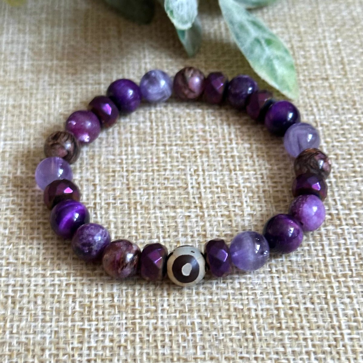Crown Chakra  Bracelet Crystals Bracelet