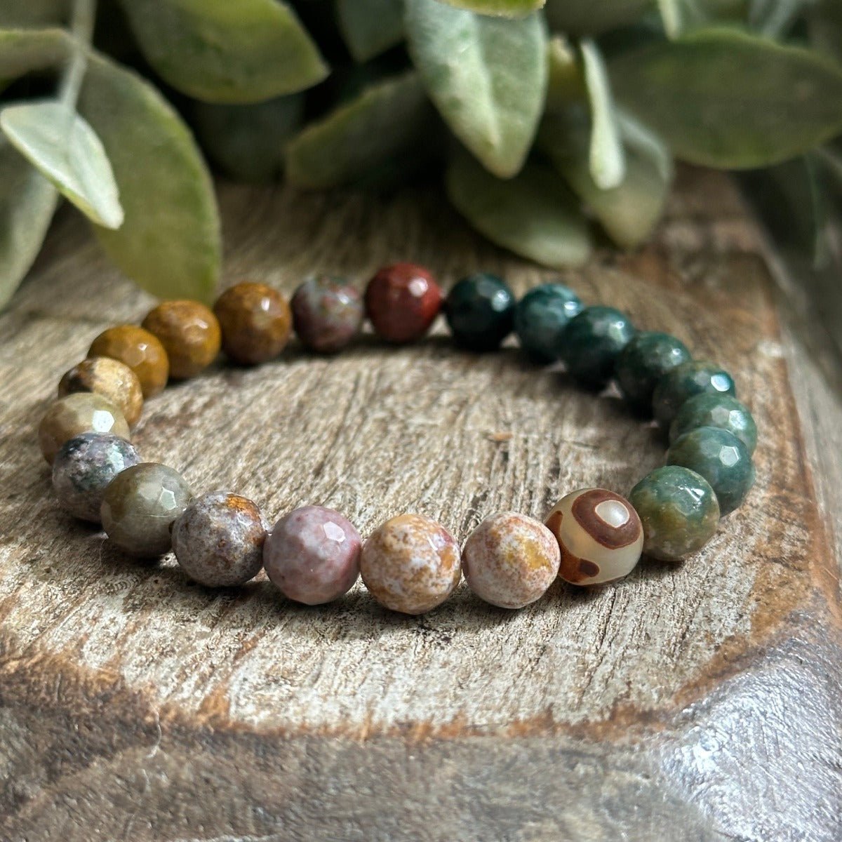 Indian Agate Bracelet