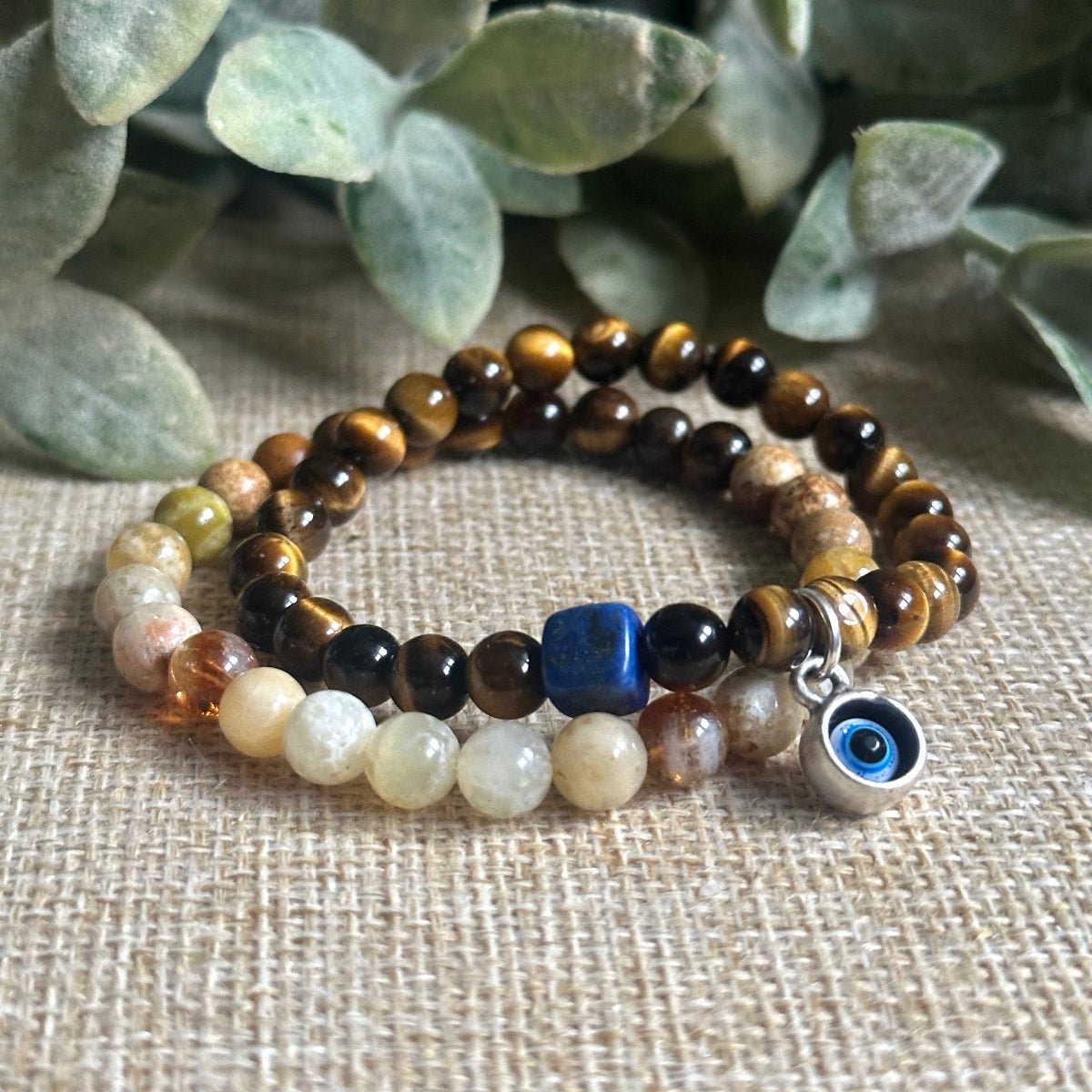 Blue Evil Eye Protection Bracelet for Confidence and Clarity