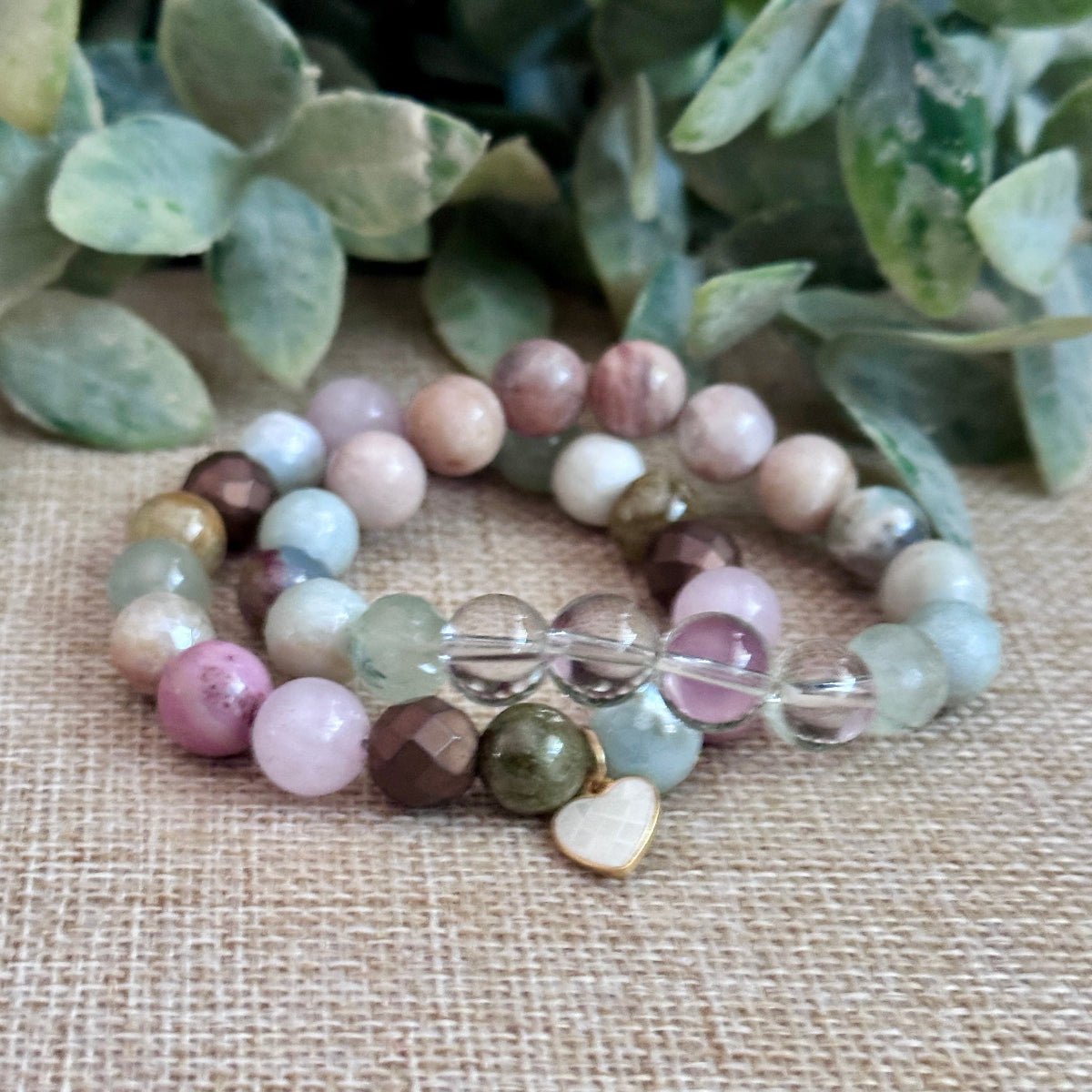 Spiritual Intention Love Charm Statement bracelets 