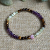 Heart chakra bracelet for love and peace. Love Stones. Bracelet for women. Heart bracelet