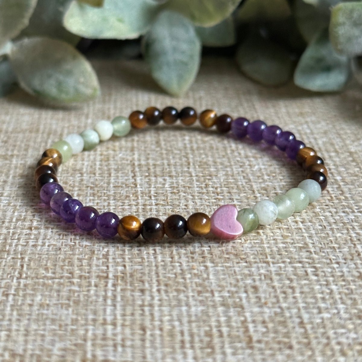 Love Actually crystal bracelet self love healing for women. Tiny bracelet
