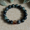FOrest Bracelt  radiant crystal energy jewelry, handmade healing stone bracelet for balance and light