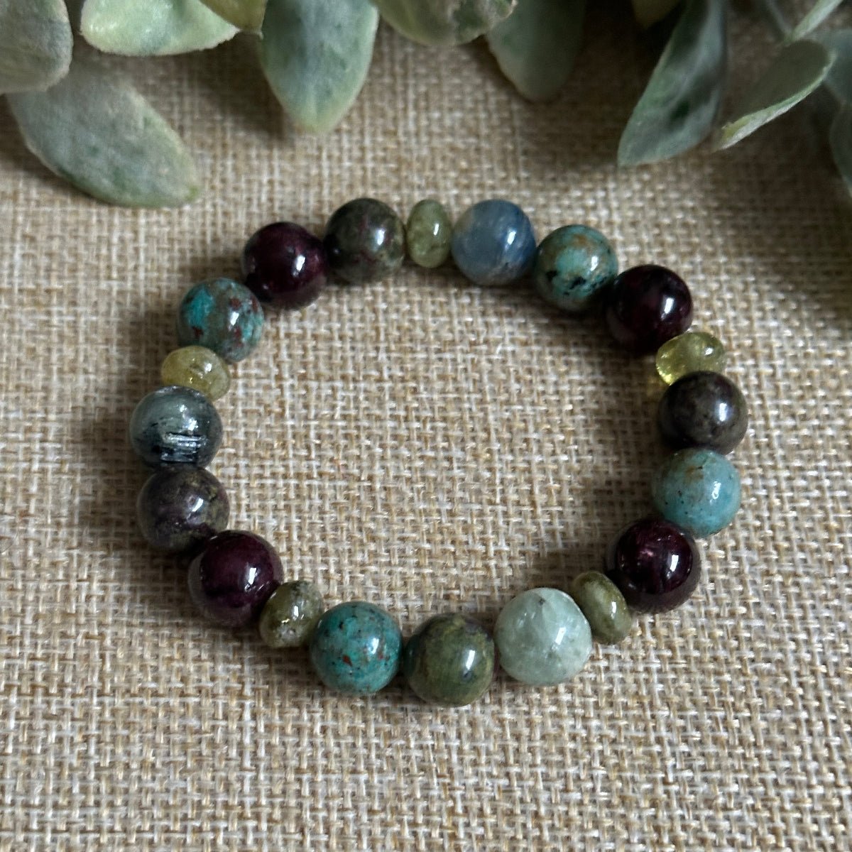 Bracelets for Men and Women. healing stone bracelet for emotional strength and peace