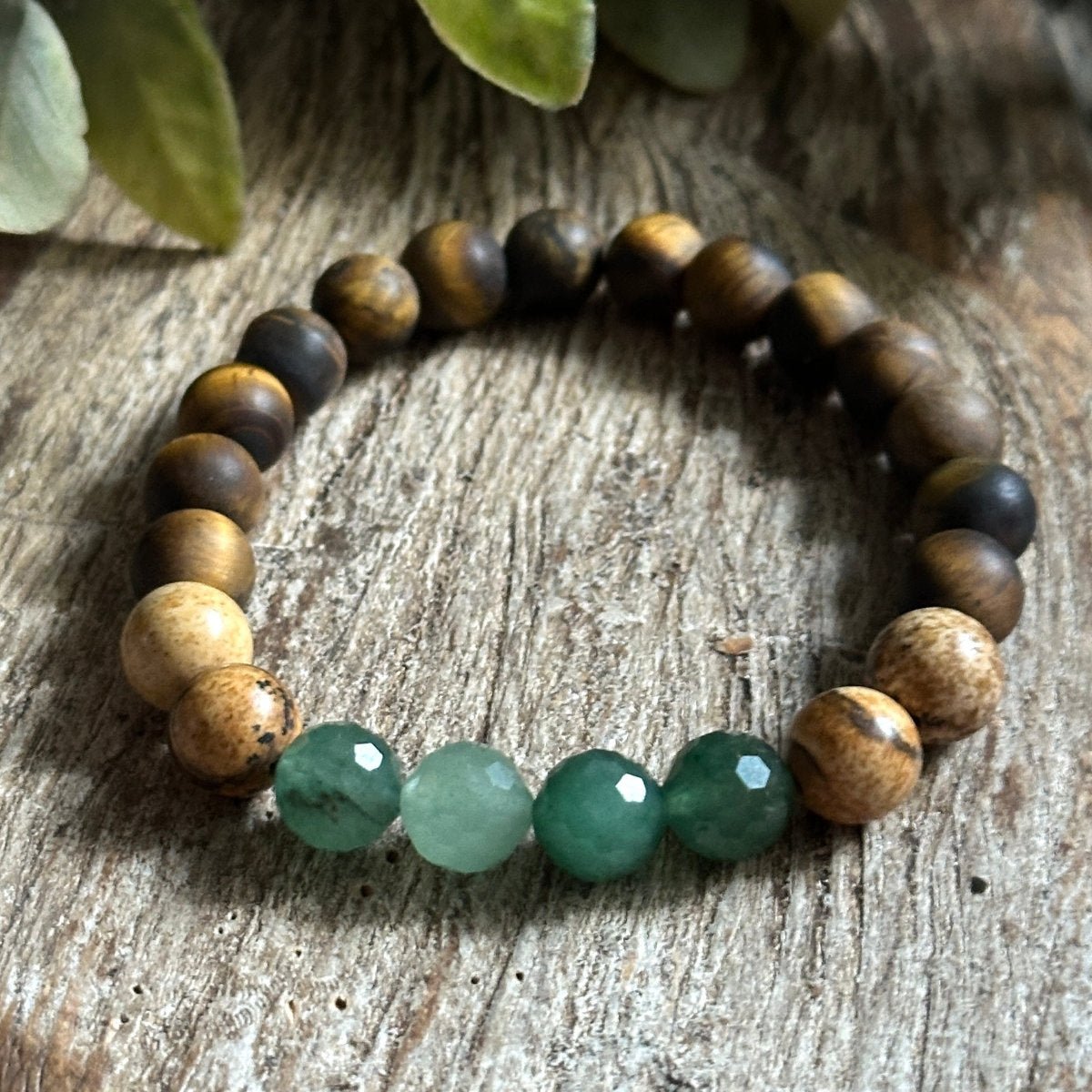 Energy Shfiting Abundance Bracelet Gemstone, Beaded for Men and Women