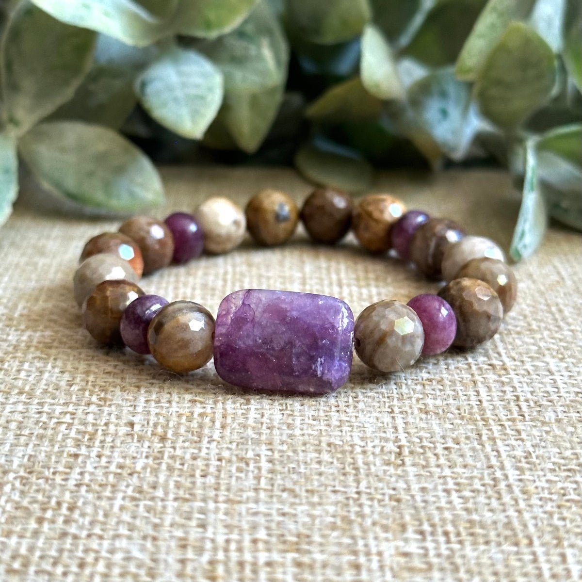 Crystal Bracelet for Anxiety and Stress, Letting Go