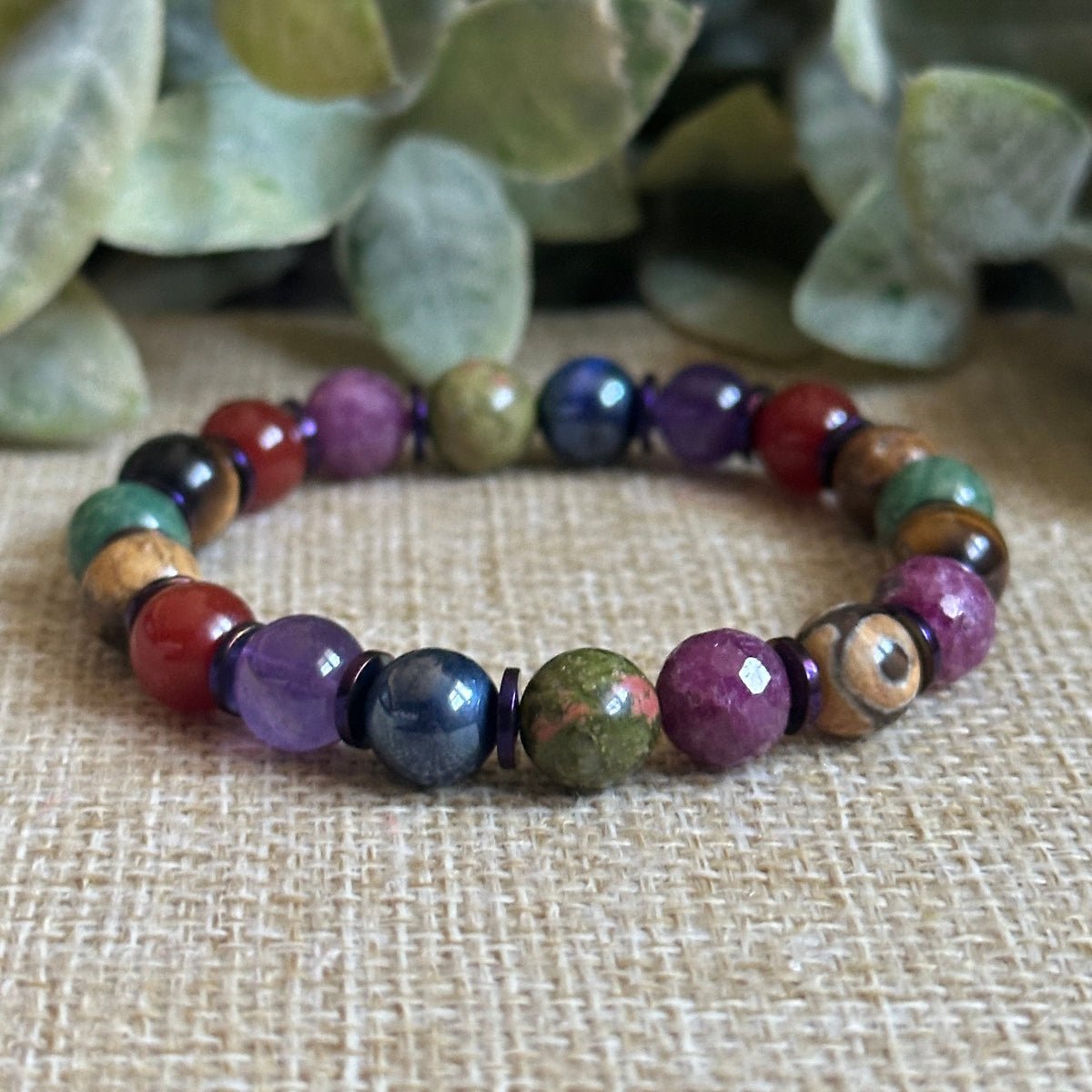 Power Move seven chakra bracelet for confidence and courage