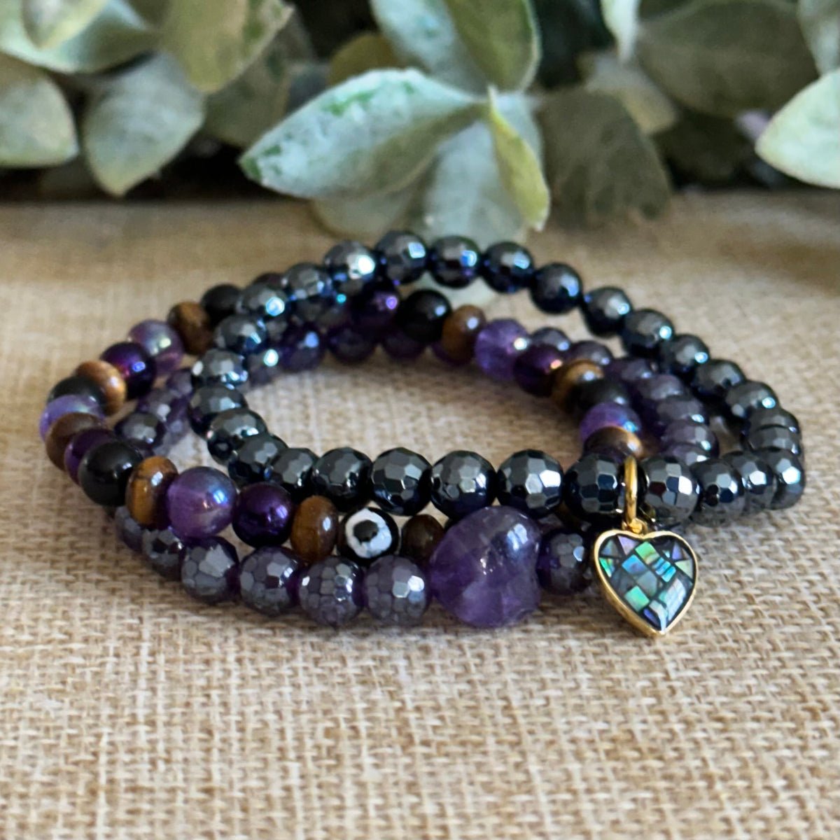 Energy protection bracelet designed for peace focus and everyday wear